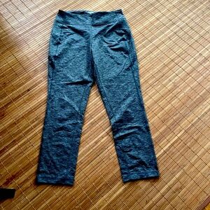 Duluth Trading Mx29 Charcol Leggings Side Zipper Pocket NWOT